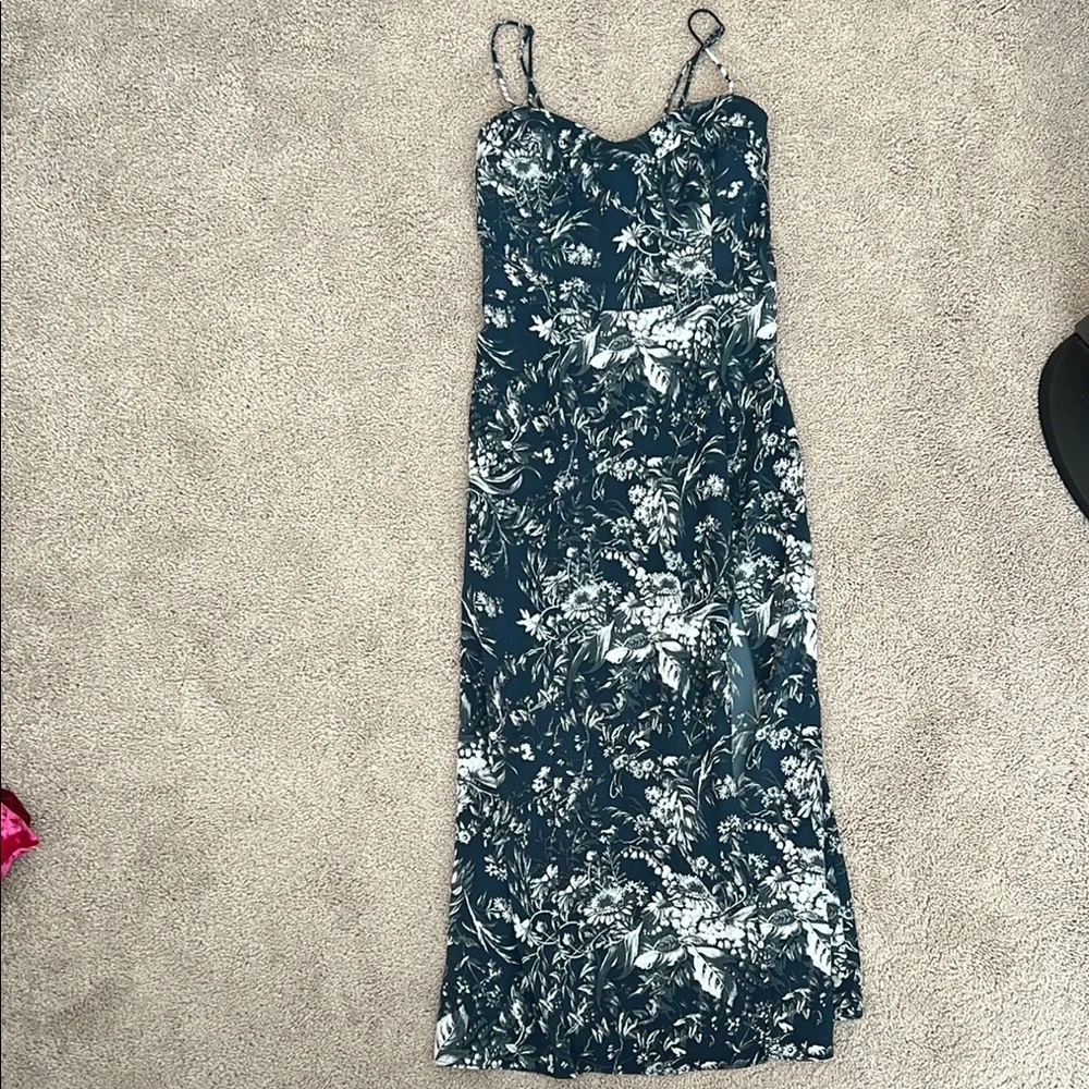 Abercrombie Floral Blue Dress